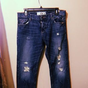 hollister blue jeans